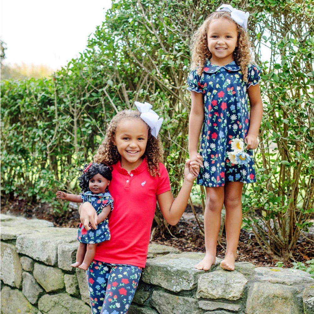 The Beaufort Bonnet Company strawberry leggings, Mitzy Sue Slacks, girls size 11